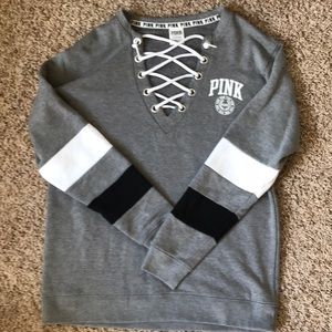 Pink Victoria Secret women’s sweatshirt